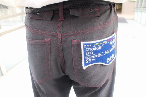 フラッシャープレストパンツのグレー