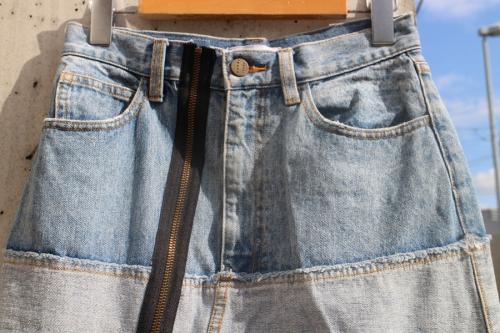 アメリヴィンテージのリメイクデニムスカート