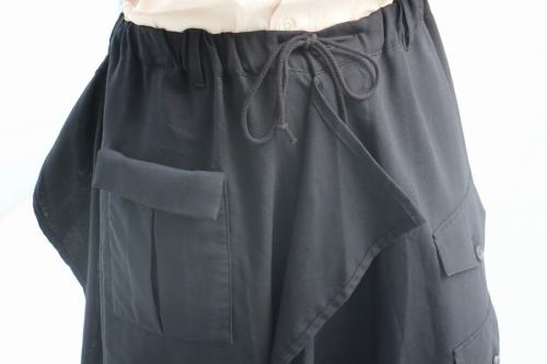 ビーヨウジヤマモトのヴィンテージクロスB/3フラップスカパン