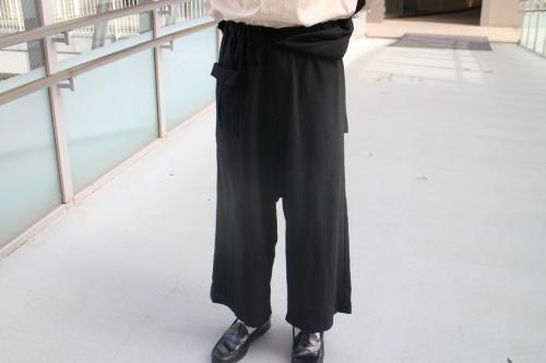 ヴィンテージクロスB/3フラップスカパンのブラック