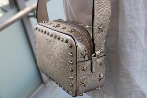 スタースタッズショルダーバッグのゴールド