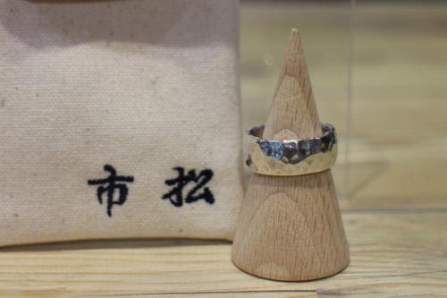 シルバーリングの槌目打ち