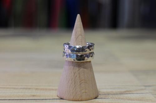 イチマツ　の2連シルバーリング