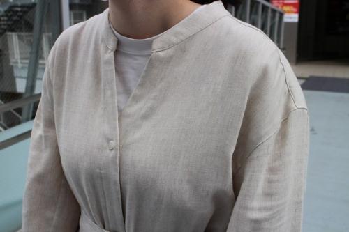 エレンディークのプリーツシャツワンピース