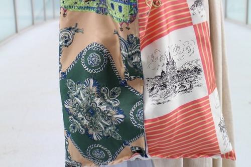 マニプリのスカーフトートバッグ