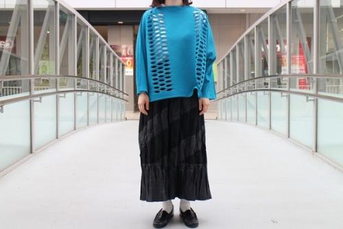 ミー イッセイ ミヤケのカットワークカットソー