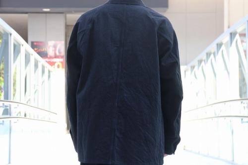 デニムワークジャケットのデニムベルテッドパンツ