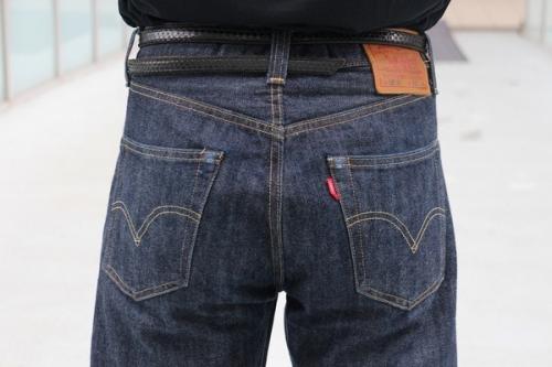リジットデニムの501XX