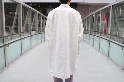 ジルサンダーのフロントフォトロングシャツ