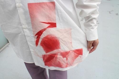 フロントフォトロングシャツの19ss