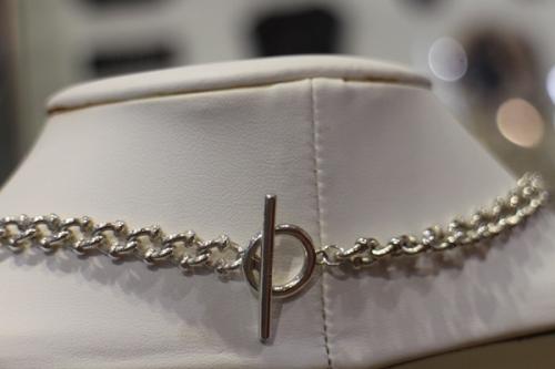 DNAチェーンネックレスのSILVER925