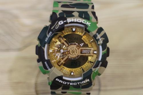 A BATHING APE×G-SHOCKのアベイシングエイプ×ジーショック