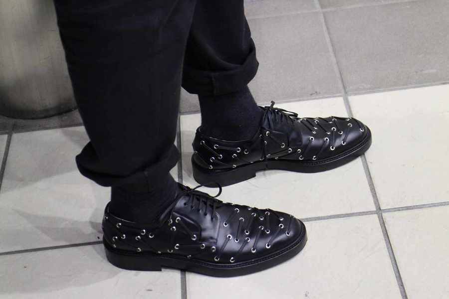 DIOR HOMME○ハトメデザインダービーレザーシューズ｜ブランド品・古着
