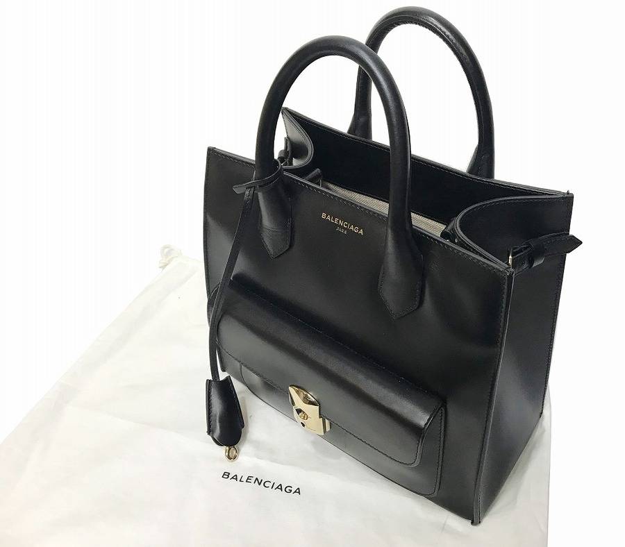BALENCIAGA 390160-AQ41G-1000 バレンシアガ 2WAYバッグ BALENCIAGA 390160-AQ41G-1000 バレンシアガ 2WAYバッグ