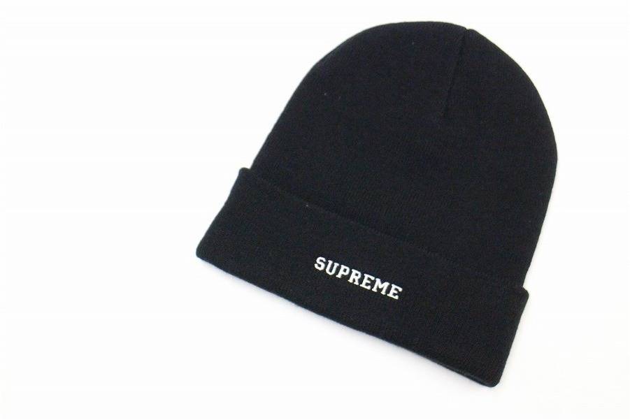 supreme ニット帽　黒