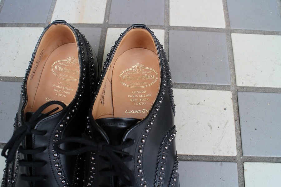 ラグジュアリーな一足を。CHURCH'S（チャーチ）スタッズシューズ入荷