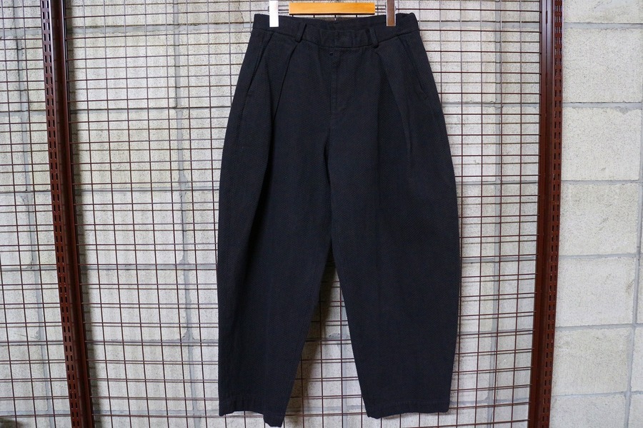 COLINA Sashiko W-Tuck Pants