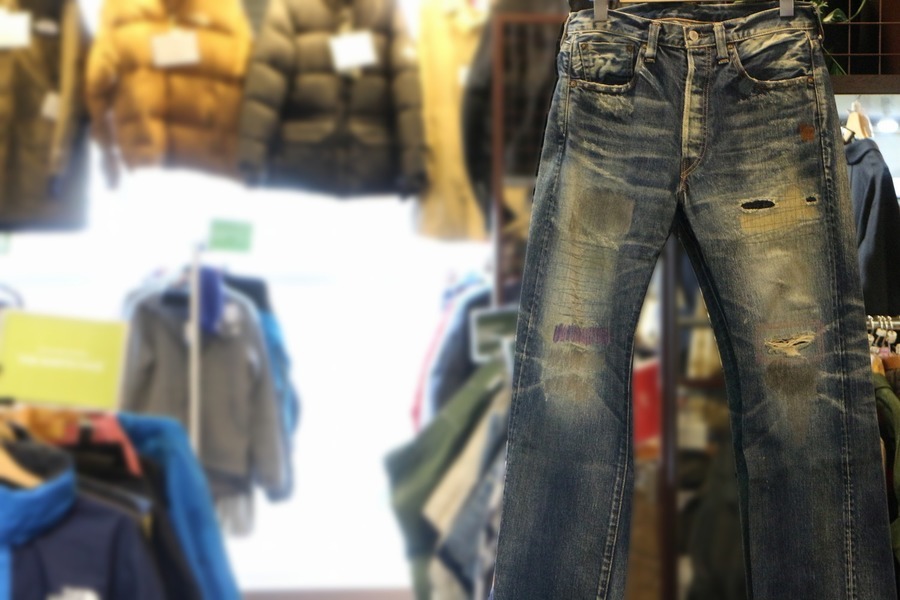 LEVI`S から 501XX ダメージリペア加工のデニムパンツ入荷致しました ...