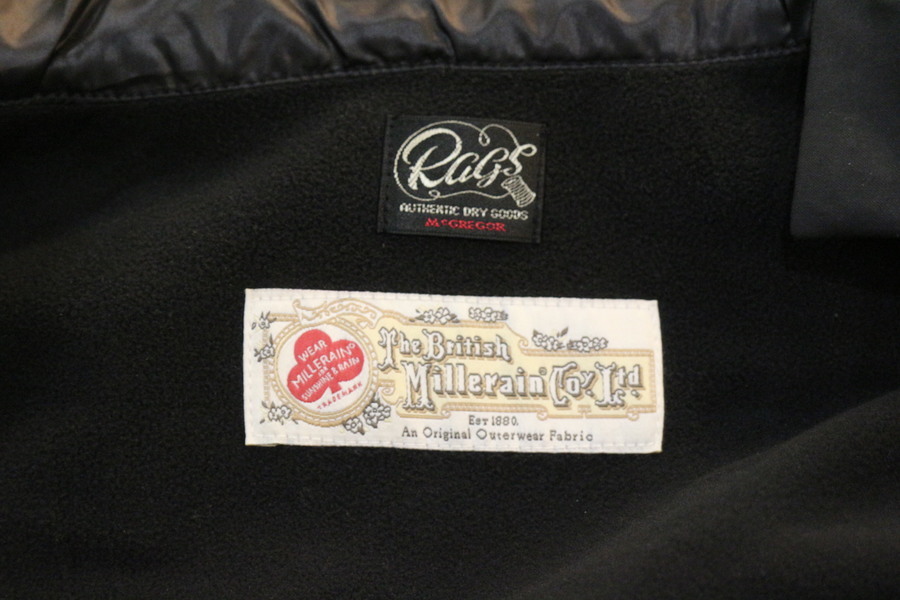 Rags McGREGOR から レザーベスト付きマウンテンパーカー入荷致しまし