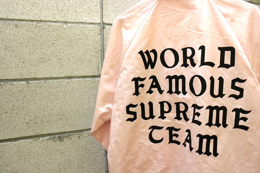 supreme world famous coaches jacket