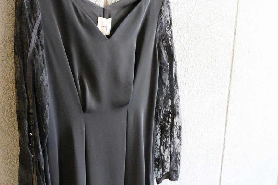 Ameri VINTAGE/アメリビンテージ】からlace sleeve refined dressが ...