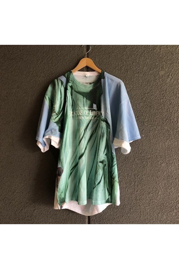 デザイナーズブランド【doublet / ダブレット】20SS FACEOUT TOURIST T 