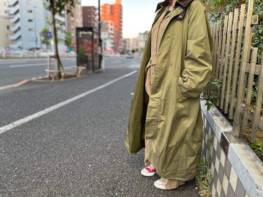 AMERI☆CORDUROY COLLAR MILITARY COAT