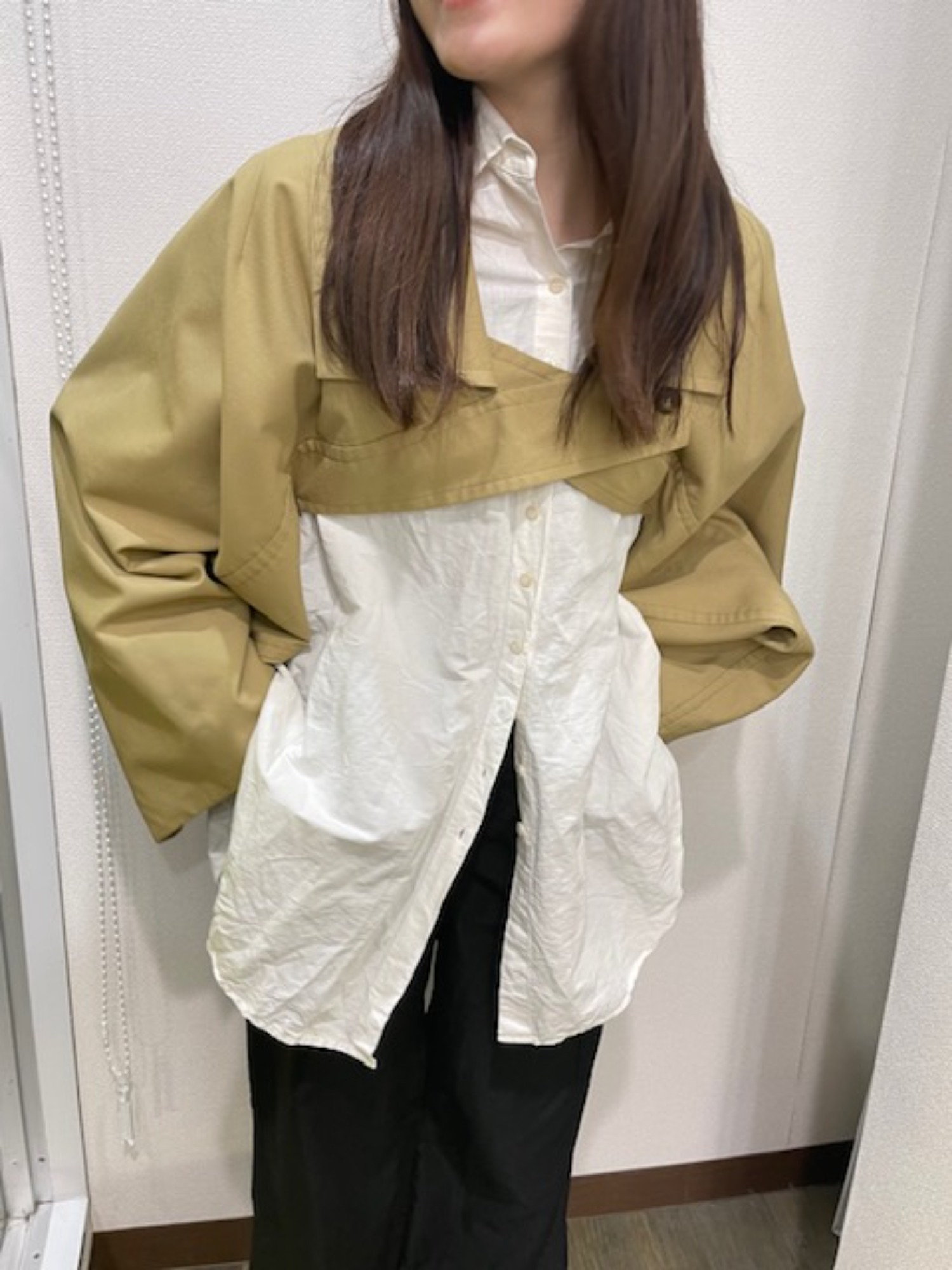 CLANE KIMONO SLEEVE SHORT JACKET ジャケット