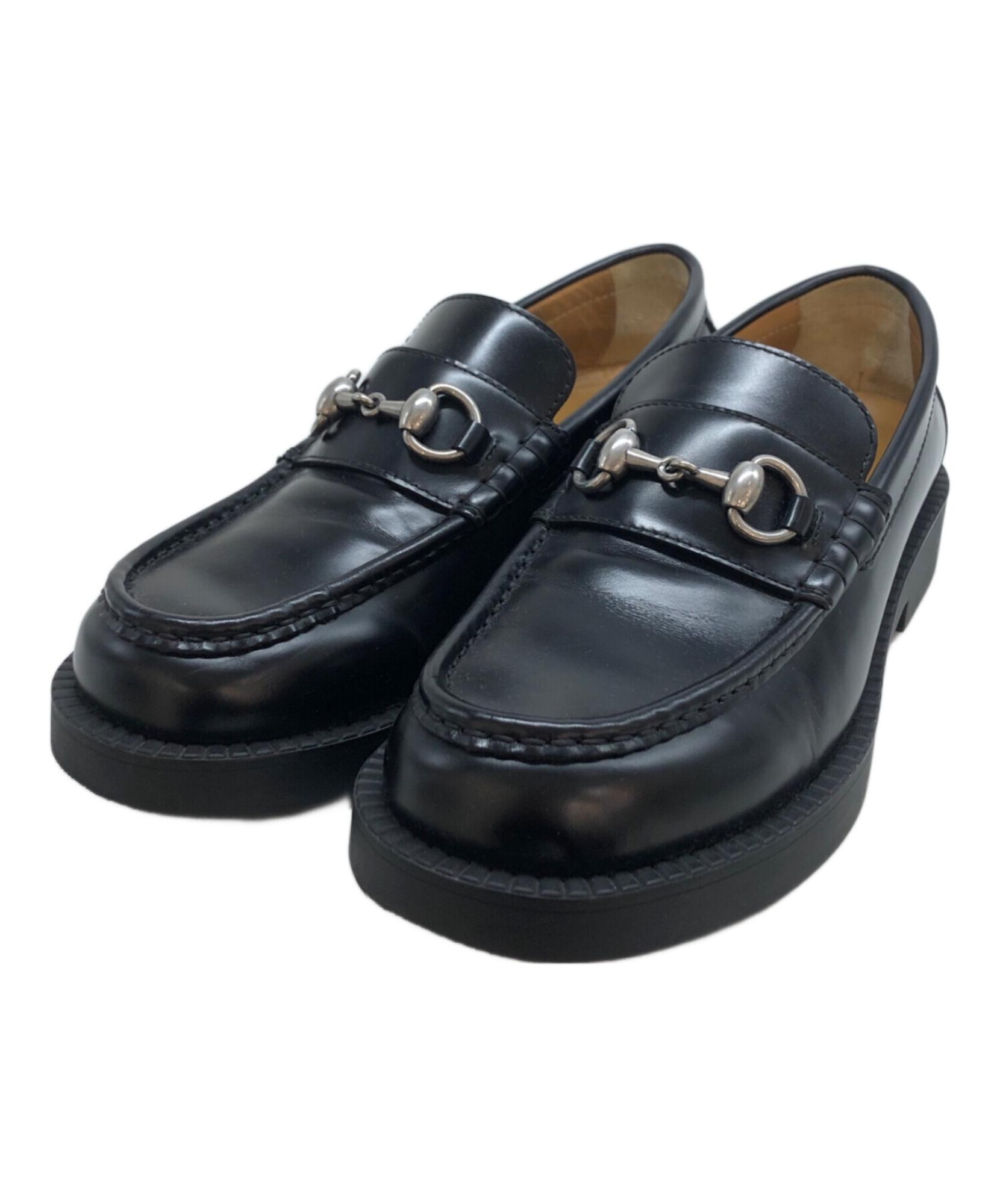り*い様 GUCCI グッチ　ホースビット　ローファー　Vチップ　Uチップ　黒 GUCCI / グッチ】ホースビットローファー | 洗練された大人の足元を