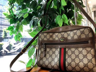 オールドグッチGUCCI シェリーライン ショルダーバッグ Tp1PCPnKZW