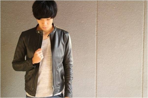 メンズのレザー