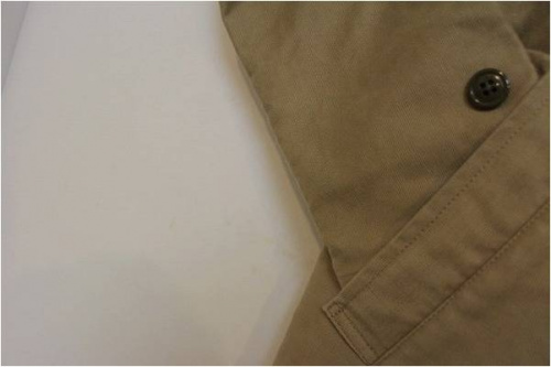 トップスのステンカラーコート