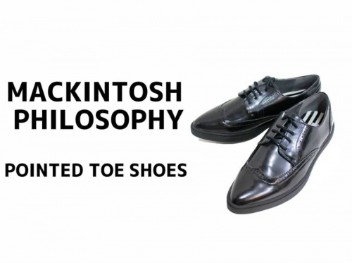 葛西　古着のポインテッド トゥ シューズ