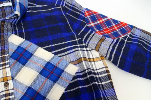 ジバンシーのBLUE TARTAN SHIRT