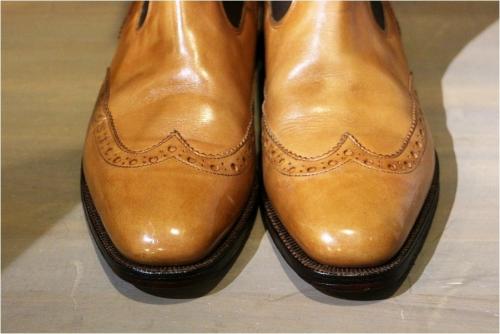 サイドゴアブーツの葛西