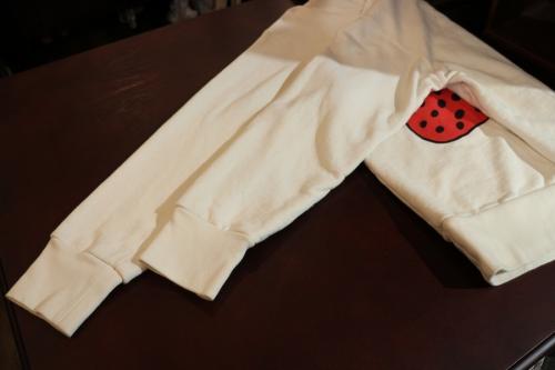 ロゴパーカーの葛西