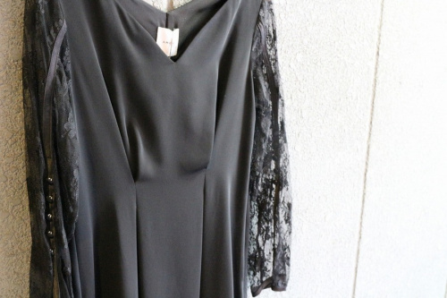 Ameri VINTAGE/アメリビンテージ】からlace sleeve refined dressが