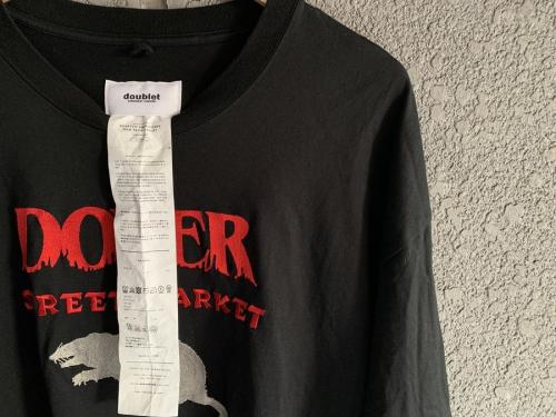 SCRATCH EMBROIDERY NEW YEAR T-SHIRTの刺繍Tシャツ