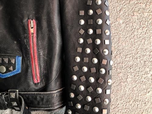 DIESEL/ディーゼル】スタッズライダースジャケット お買取り入荷