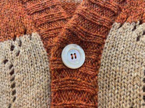 カーディガンのメンズ