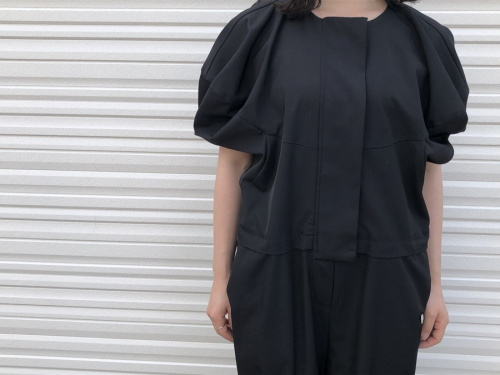 MACHATT　ボリュームスリーブオールインワン　マチャット ボリュームスリーブオールインワン ￥15,800+tax BLK/CAM S/M