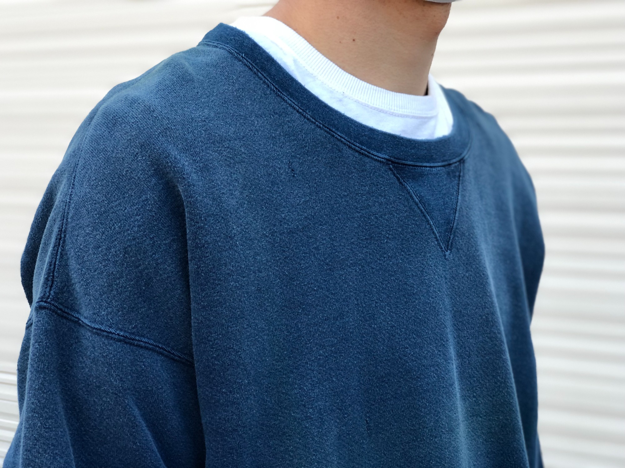 visvim/ビズビム JUMBO CREW 3/4 CRASH