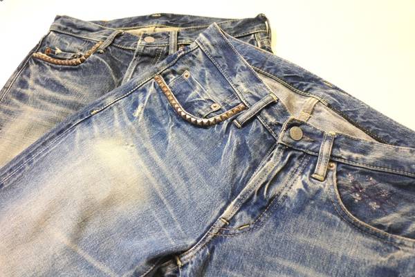 【初期】HYSTERIC glamour studs denim