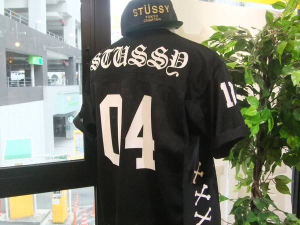 STUSSY ステューシー　フットボールシャツ STUSSY FOOTBALL TEE フットボールT ゲームシャツ ジャージ