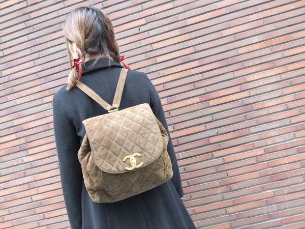CHANELのスエードリュック入荷しました♪[2015.01.28発行]