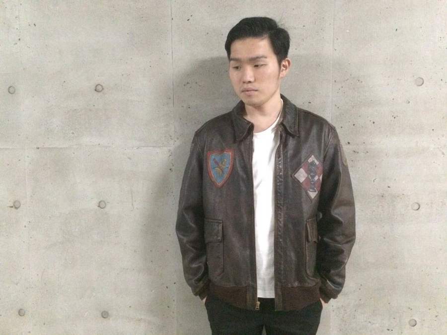 男を上げる。AVIREXレザージャケット入荷！【トレファクスタイル
