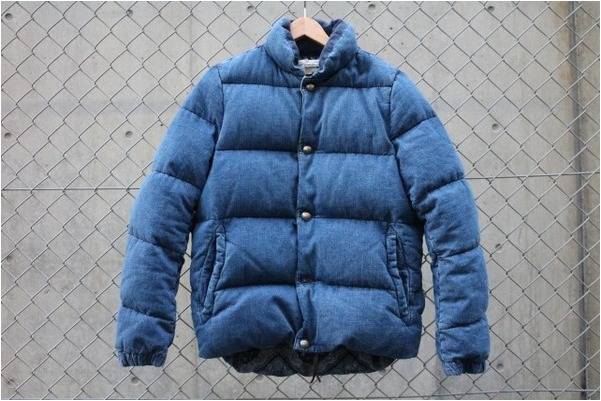 REMI RELIEF denim down jacket