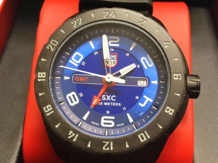 LUMINOX ルミノックス SXC GMT カーボン×ラバー QZ メンズ 宇宙