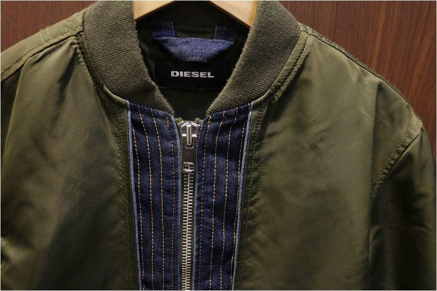 DIESEL(ディーゼル)より切替MA-1ジャケットをご紹介！！！[2019.03.27