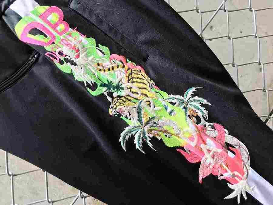 17AW ダブレット ミッドウエスト カオス刺繍 トラックパンツ Sサイズ
